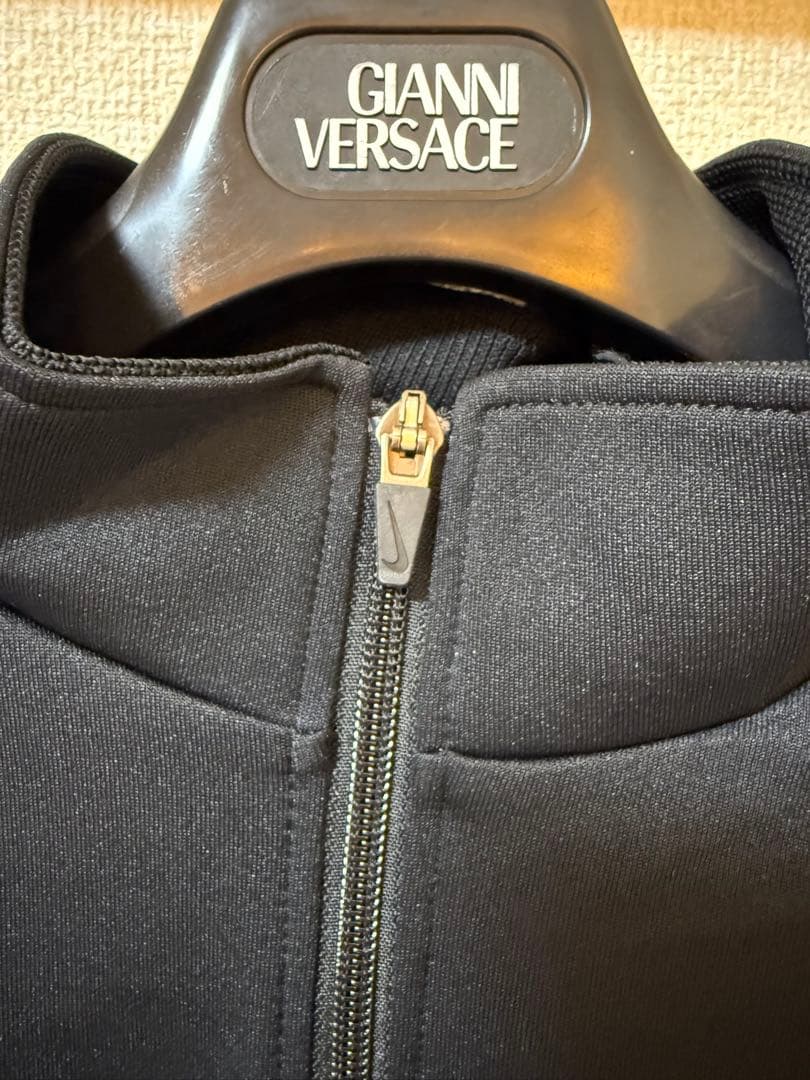 【新品タグ付】NIKEナイキBASEBALLジャケット黒ジャージ2XL