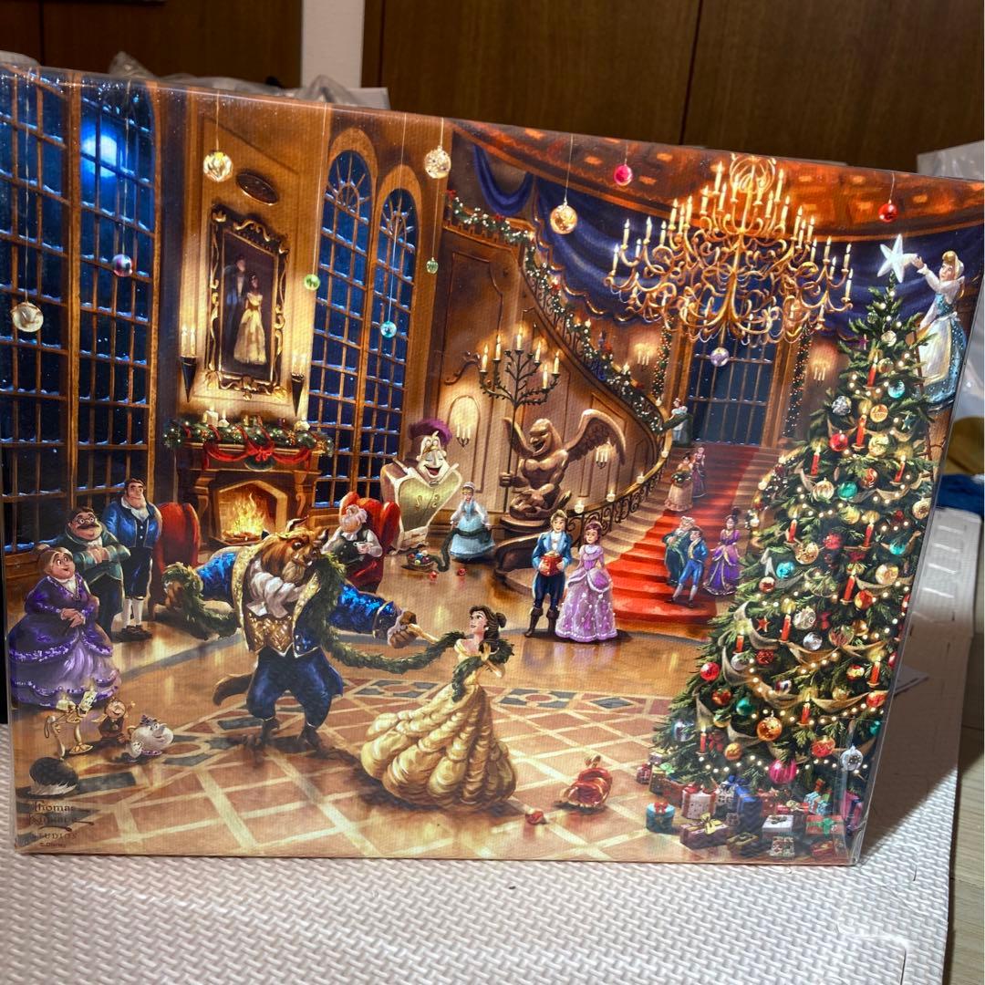 Thomas Kinkade作品　美女と野獣　2023年クリスマス限定作品　新品