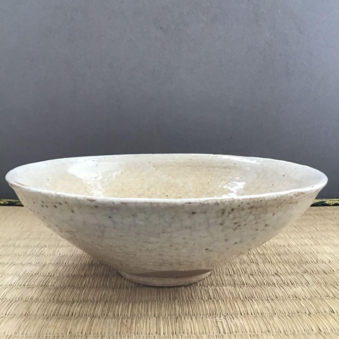 ⭐️茶道具　茶碗　松尾流十一代宗倫居士追善茶会記念の平茶碗　紙箱　S1014CW