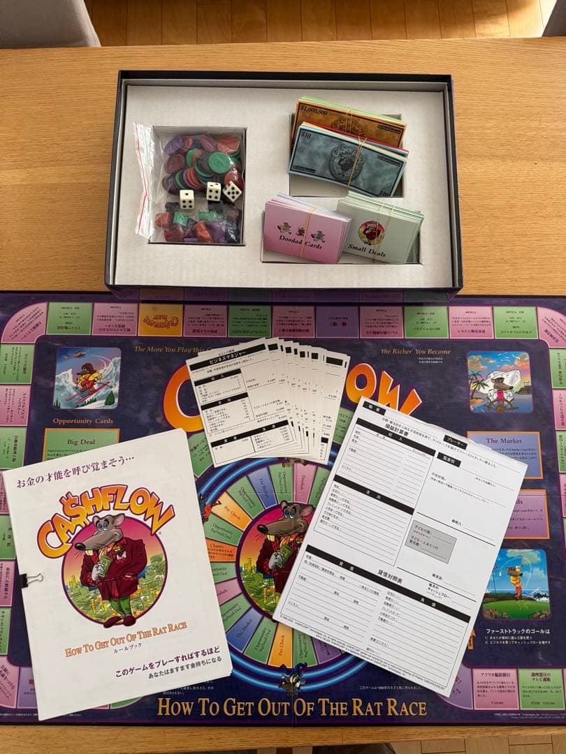 キャッシュフローゲーム　CASHFLOW 101 日本語版 ボードゲーム