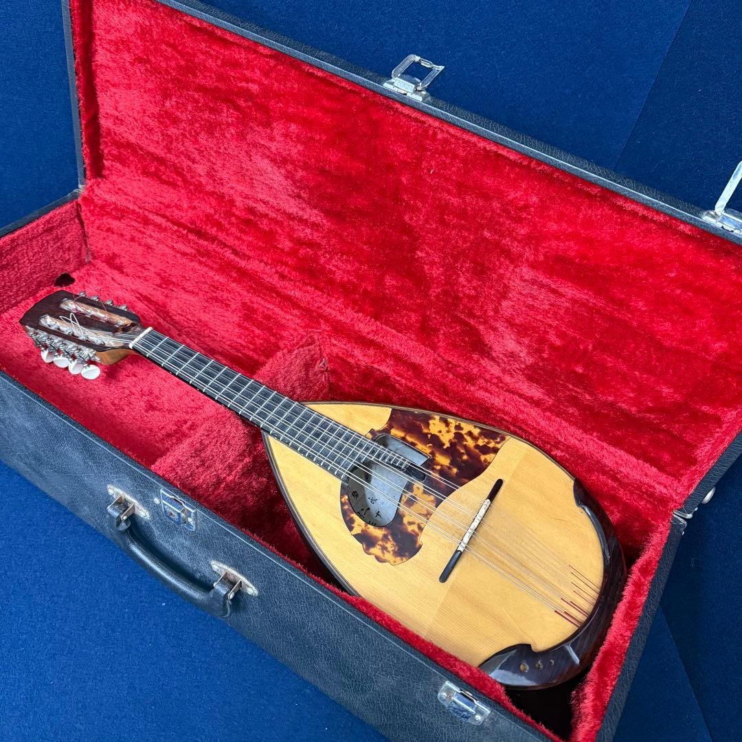 マンドリン 落合忠男 1975年 昭和50年 弦楽器 ハードケース付き