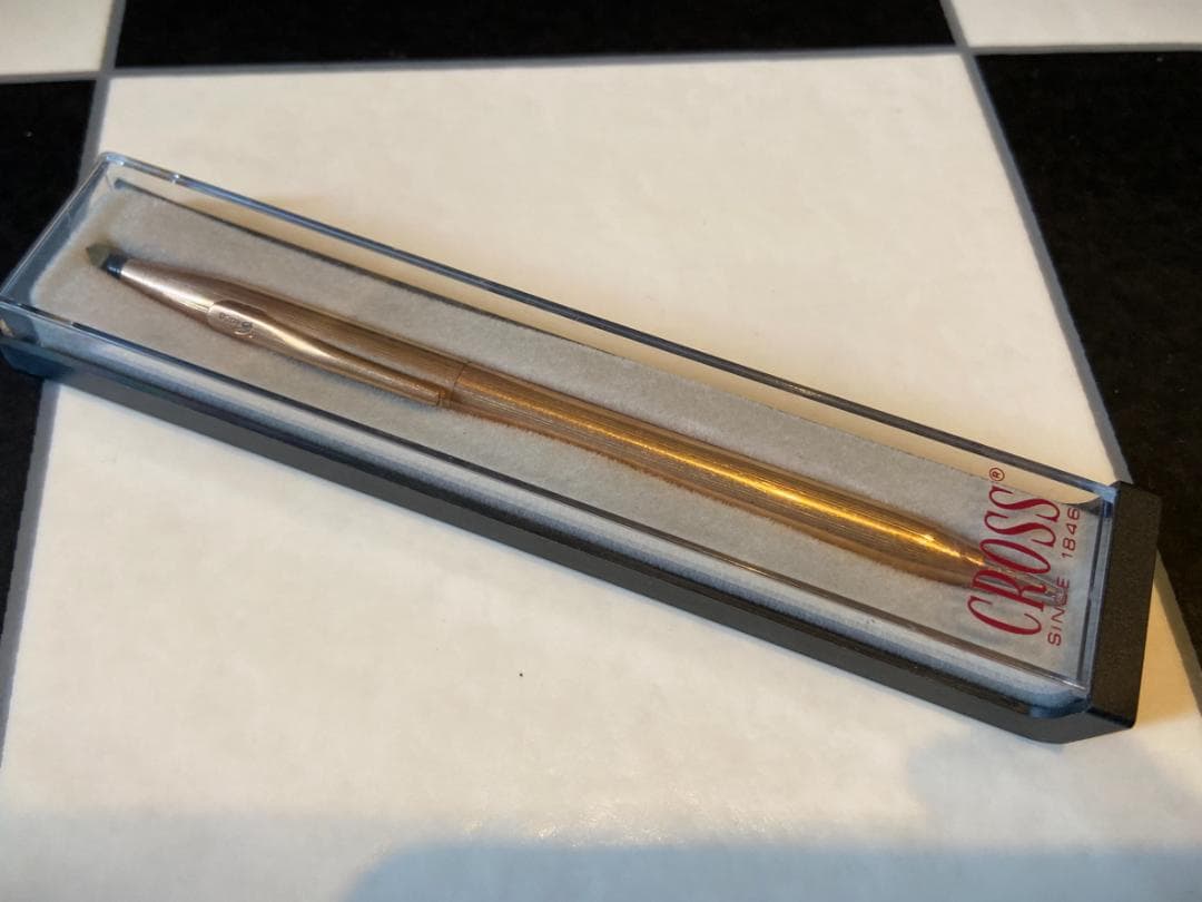 ◇クロス CROSS ボールペン 14KT GOLD 筆記体 ヴィンテージ(2)