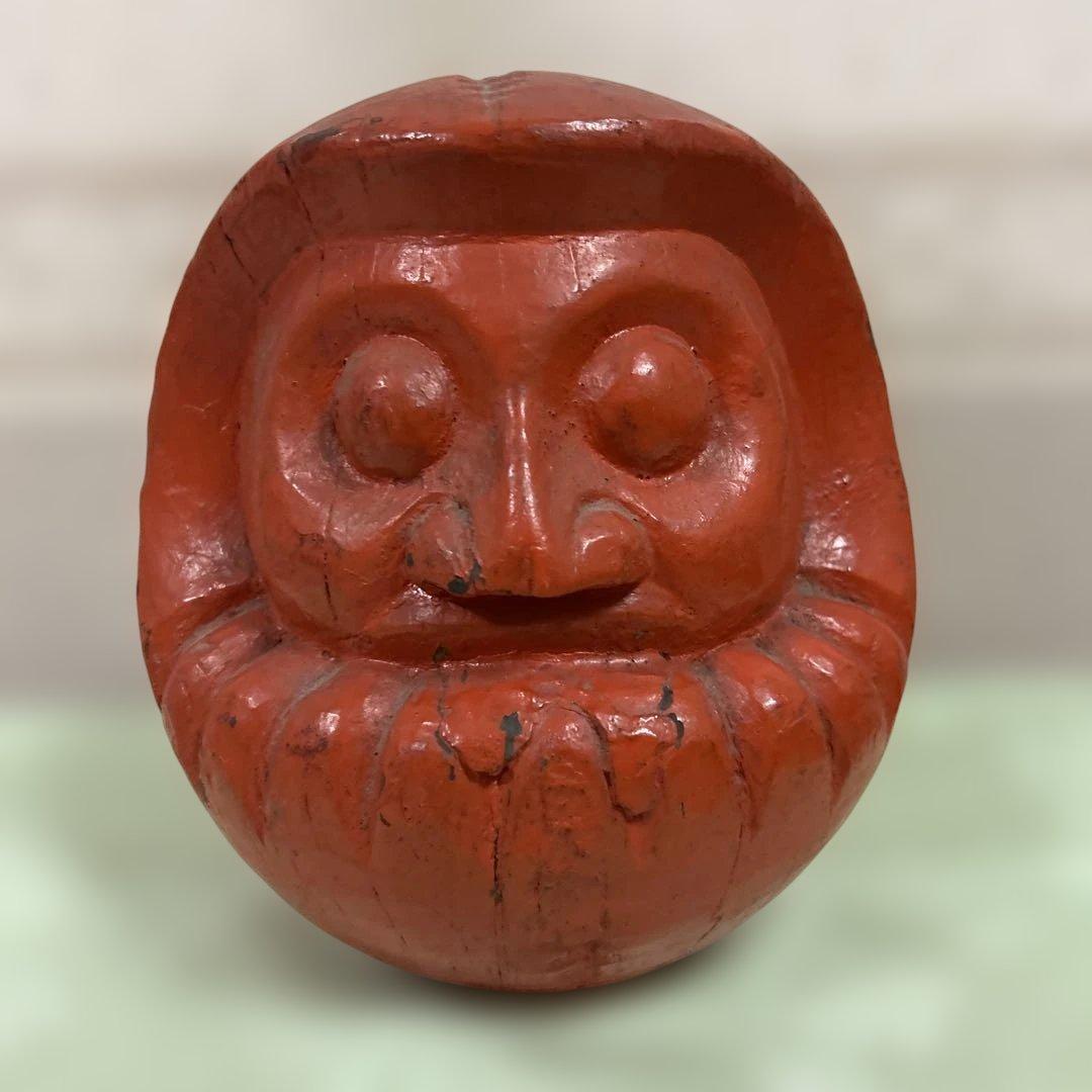 レア物、美品、貴重、アンティーク、高崎達磨、張子の木型。