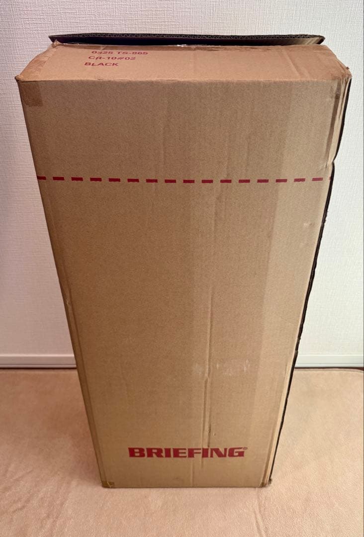ブリーフィング CR-10 ブラックホワイト　黒白　キャディバッグ