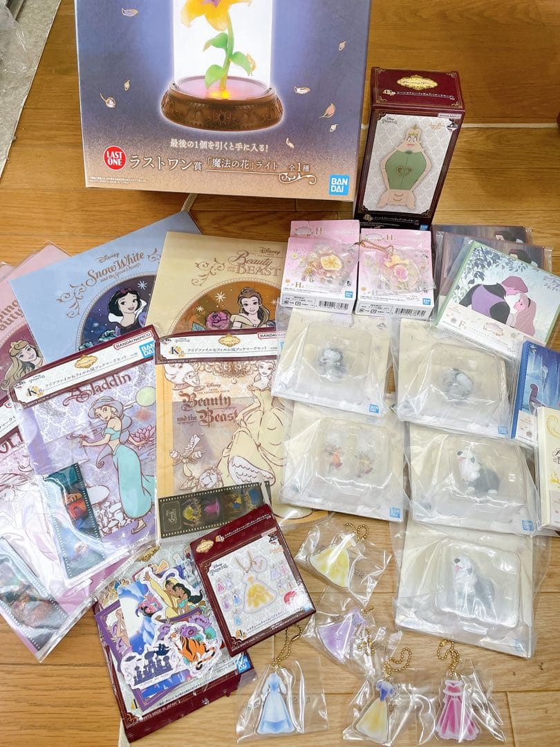一番くじ〈ディズニープリンセス〉Dream in color ラストワン賞まとめ