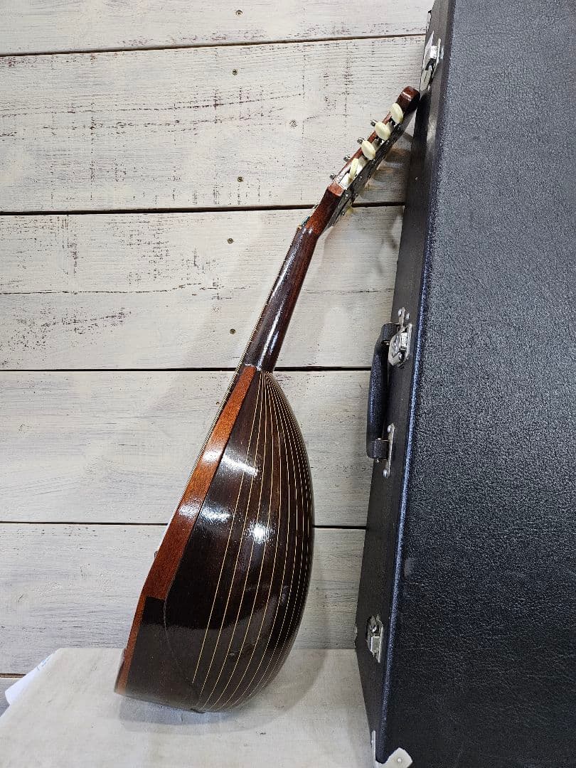 ラファエレ カラーチェ マンドリン 白蝶貝装飾 象嵌 べっ甲 1974年製