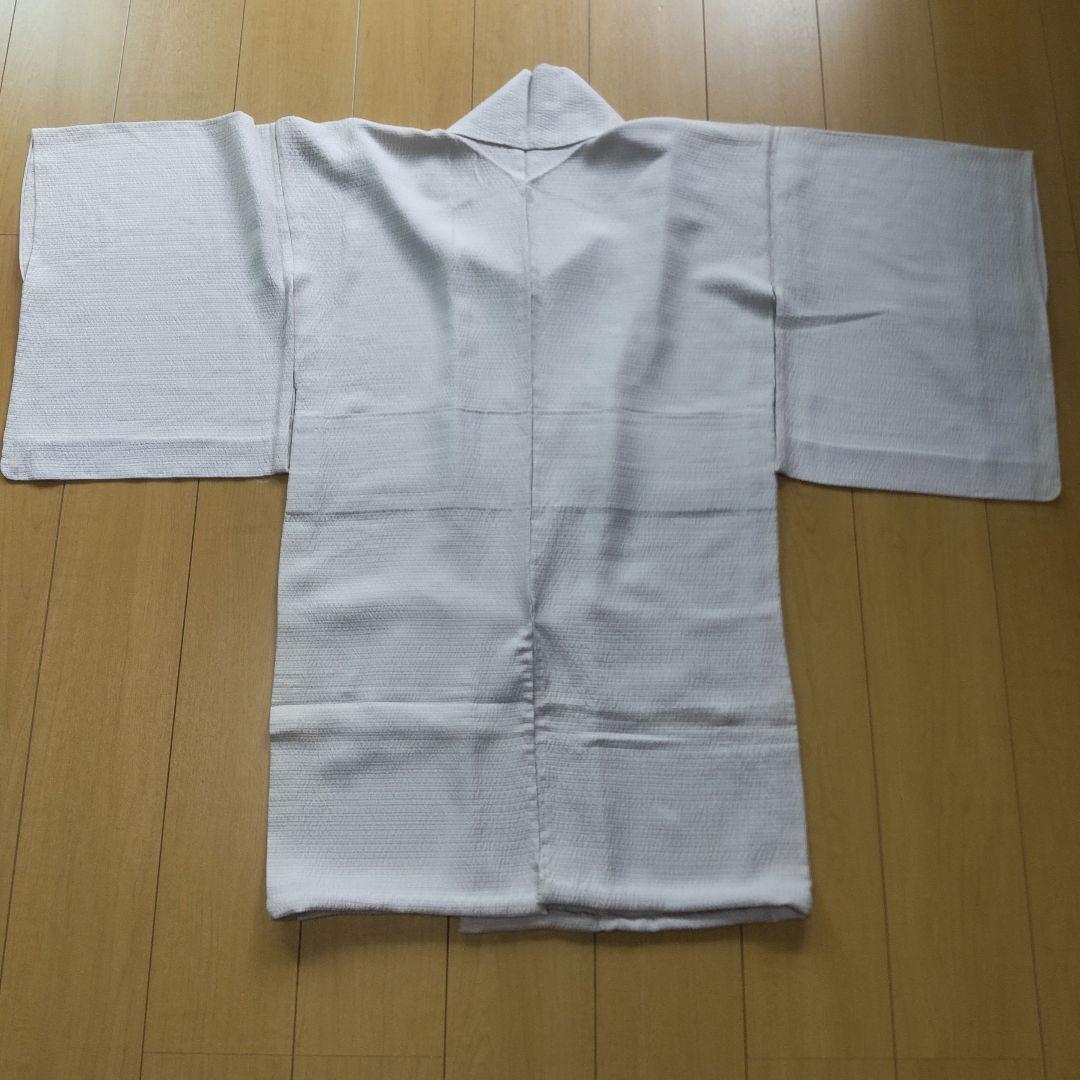 弓道　着物　単衣　正絹　一つ紋