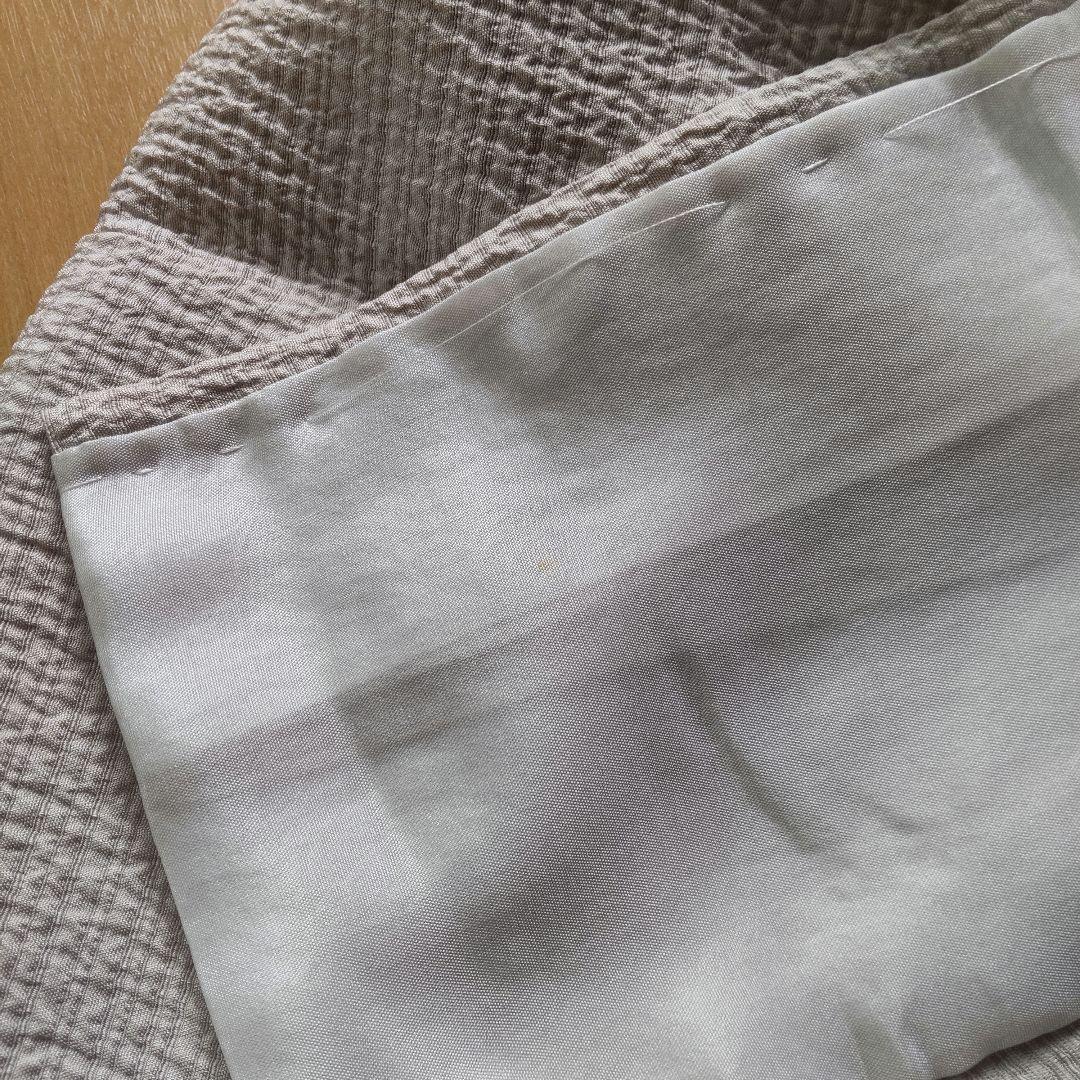 弓道　着物　単衣　正絹　一つ紋