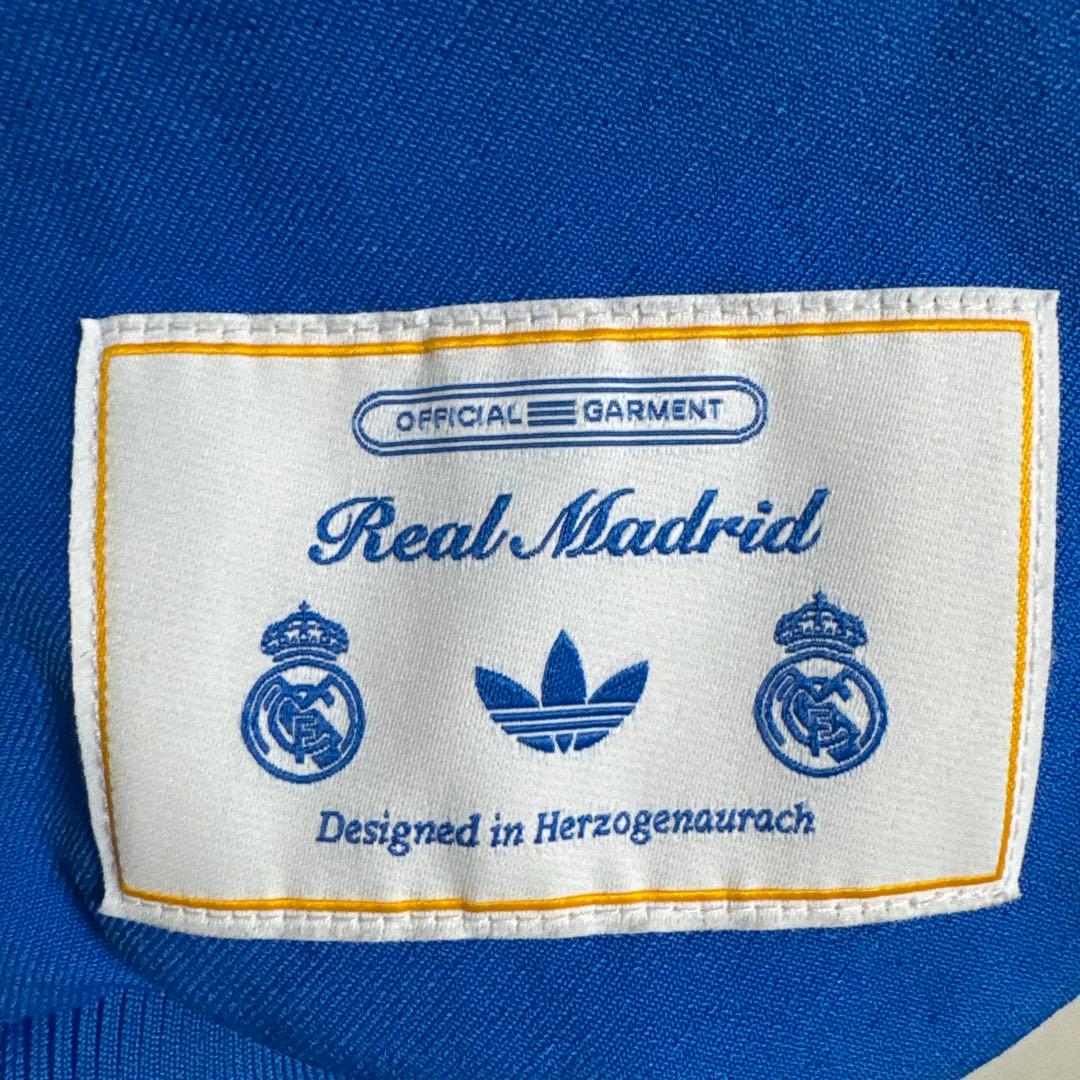 レアル・マドリード adidas ジャケット 青 size L