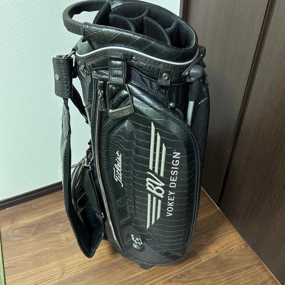 タイトリスト VOKEY DESIGN キャディバッグ スタンド クロコデザイン
