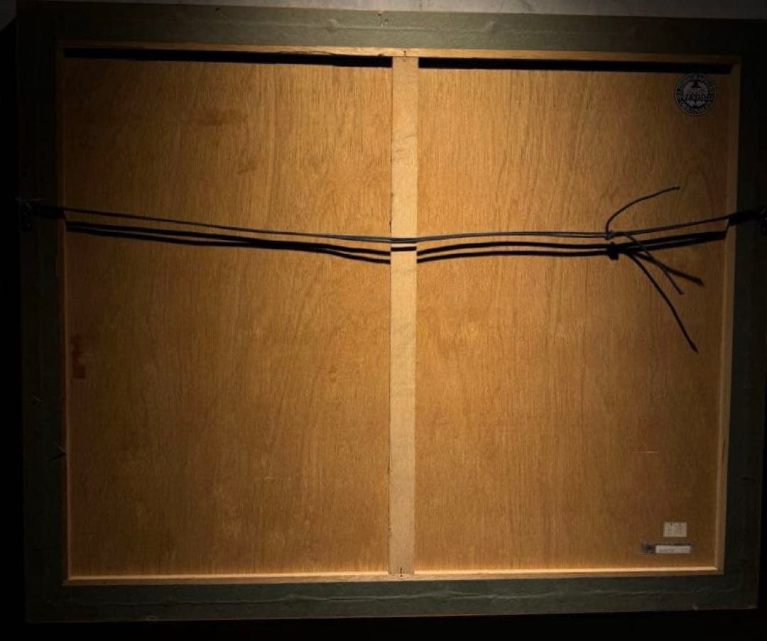 ベルナールガントナー【花咲く村の家】　lithograph Paris