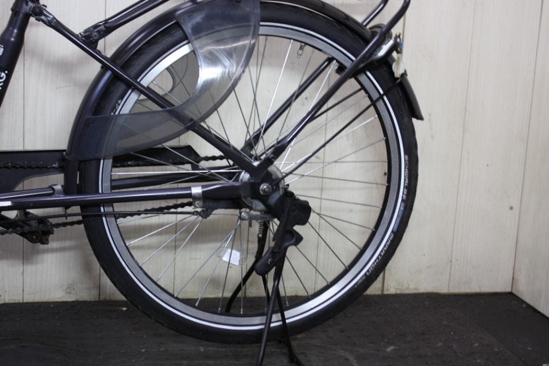 CARG BUCKET 24型AUTO LED 6速 軽快シティーサイクルBAA