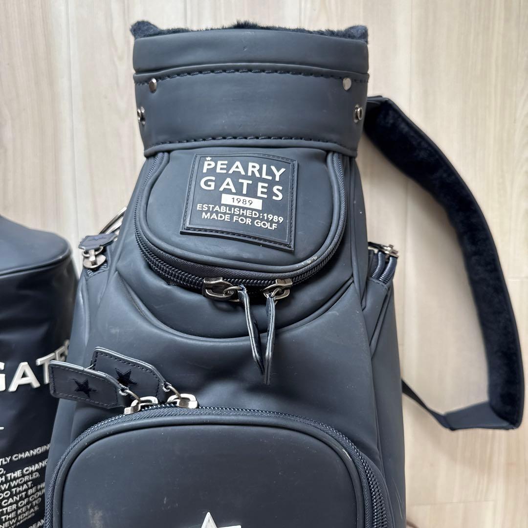 パーリーゲイツ　キャディバッグ　　トーナメントモデル　黒　ブラック