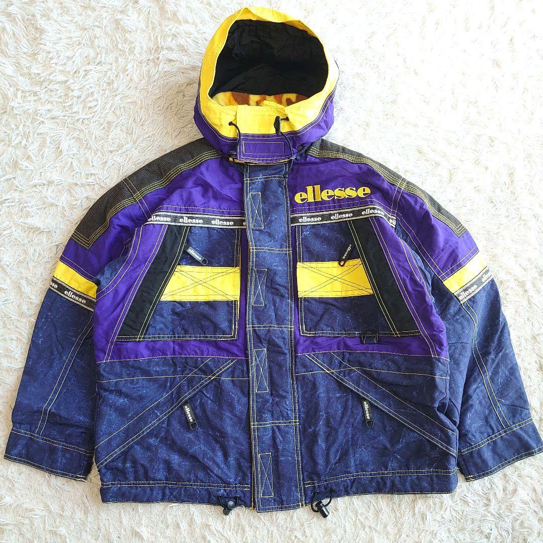 【美品】エレッセ スキー スノボウェア セットアップ ケブラー M