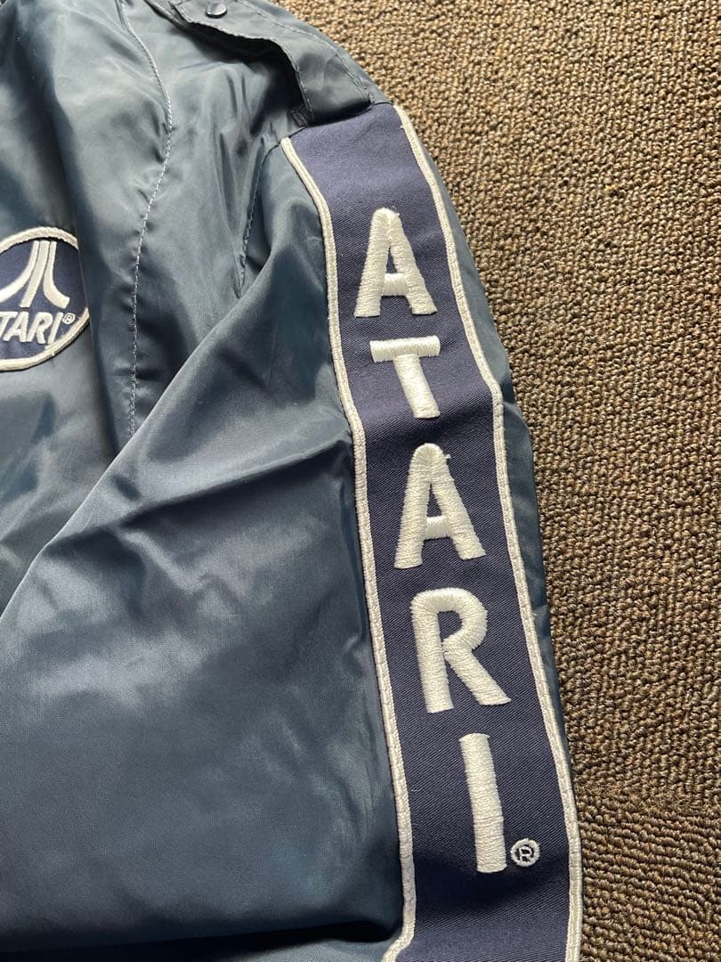 ATARI ナイロンジャケット ネイビー