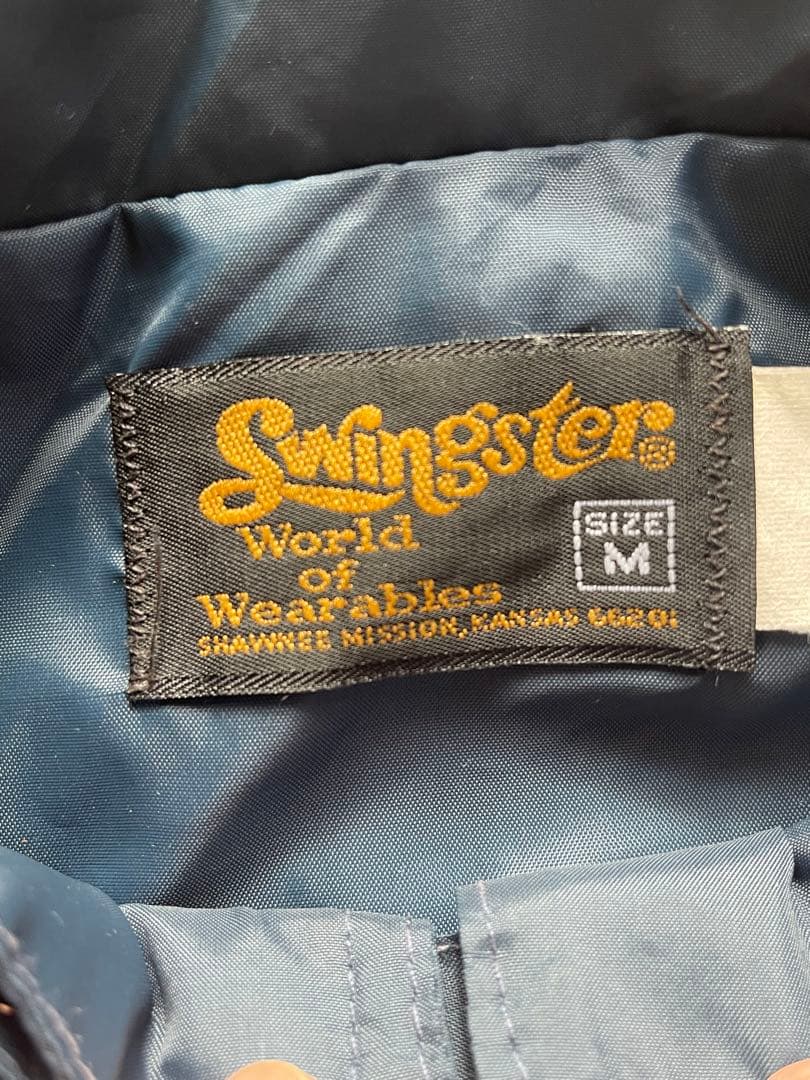 ATARI ナイロンジャケット ネイビー