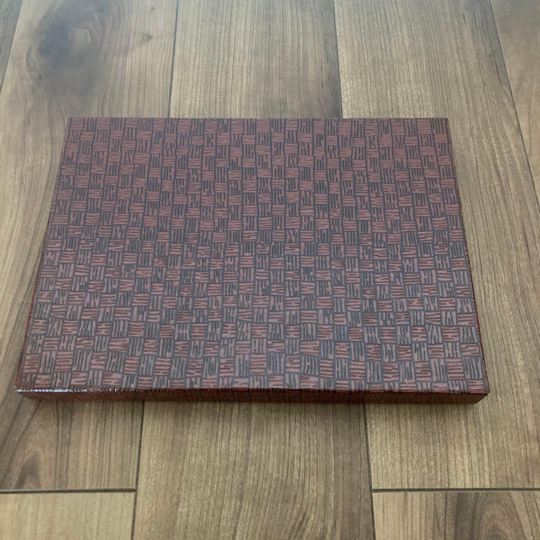 漆器　うるし　天然木　本金紋付　【新品】