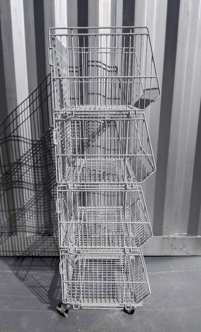 ♦専用♦KAWAJUN河淳　店舗什器　スチールワゴン４段