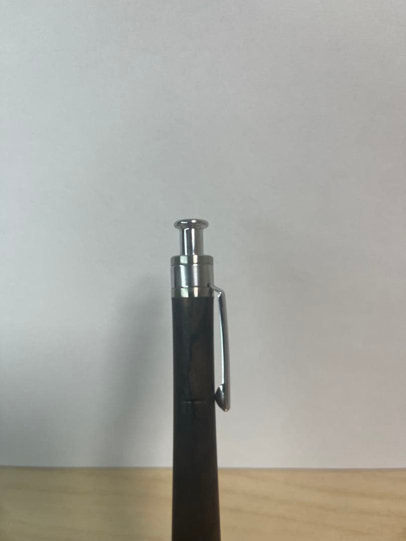 【値下げ交渉可】工房楔　黒柿孔雀杢　0.5mmシャーペン