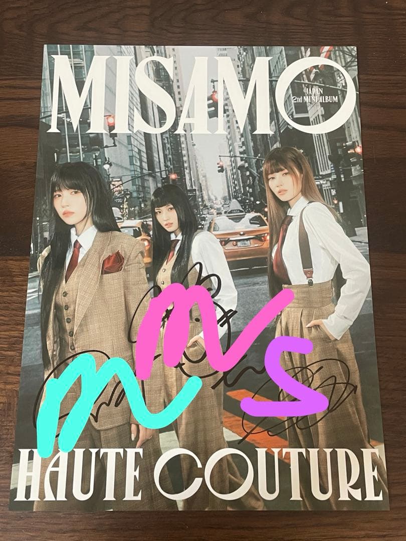 misamo オートクチュール A賞全員サイン会 サイン twice