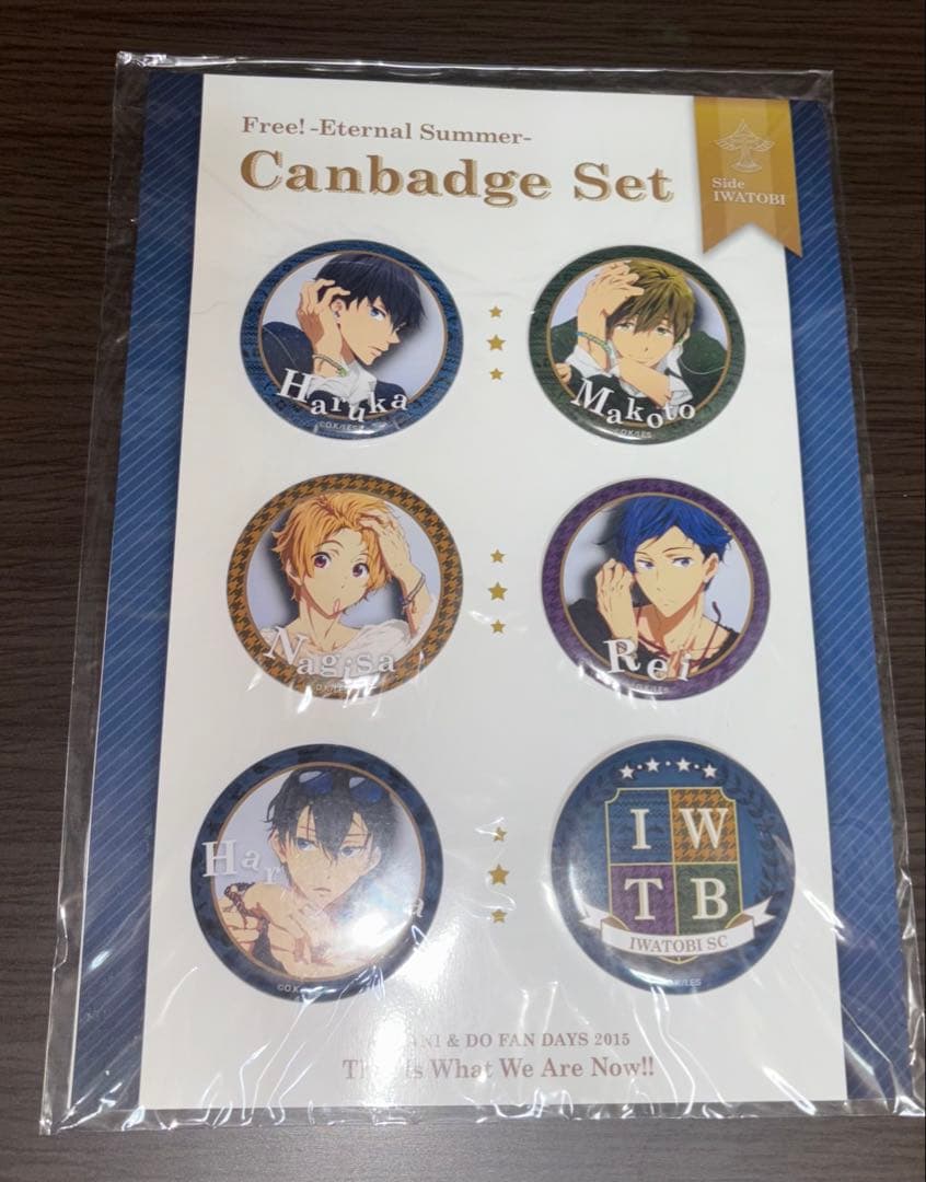 Free! ES 缶バッジセット　岩鳶