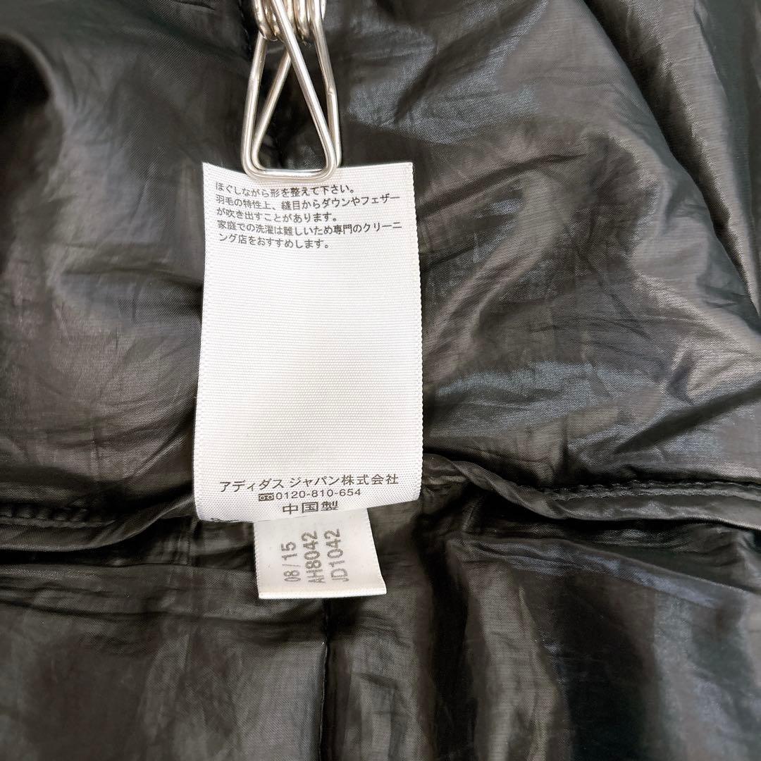 adidas アディダス　ベンチコート ロング　ダウン ブラック　Sサイズ