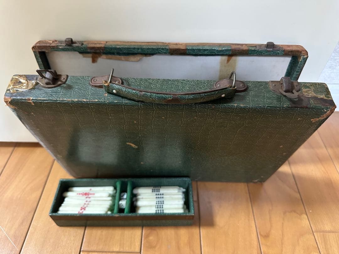 昭和レトロ 麻雀牌セット 竹牌 アンティーク ヴィンテージ ビンテージ