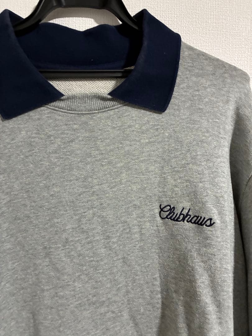クラブハウス clubhaus 襟付きトレーナー