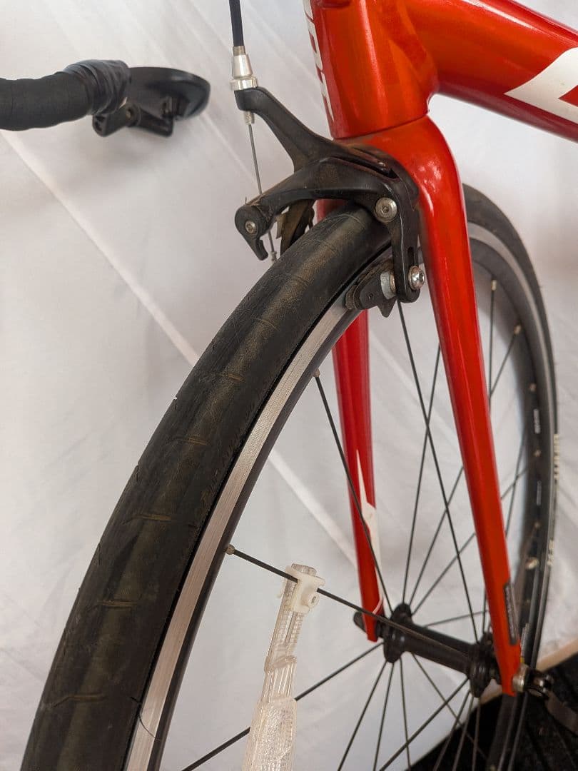 美品！GIANT Contend2　ロードバイク レッド ヘルメット付き　xs