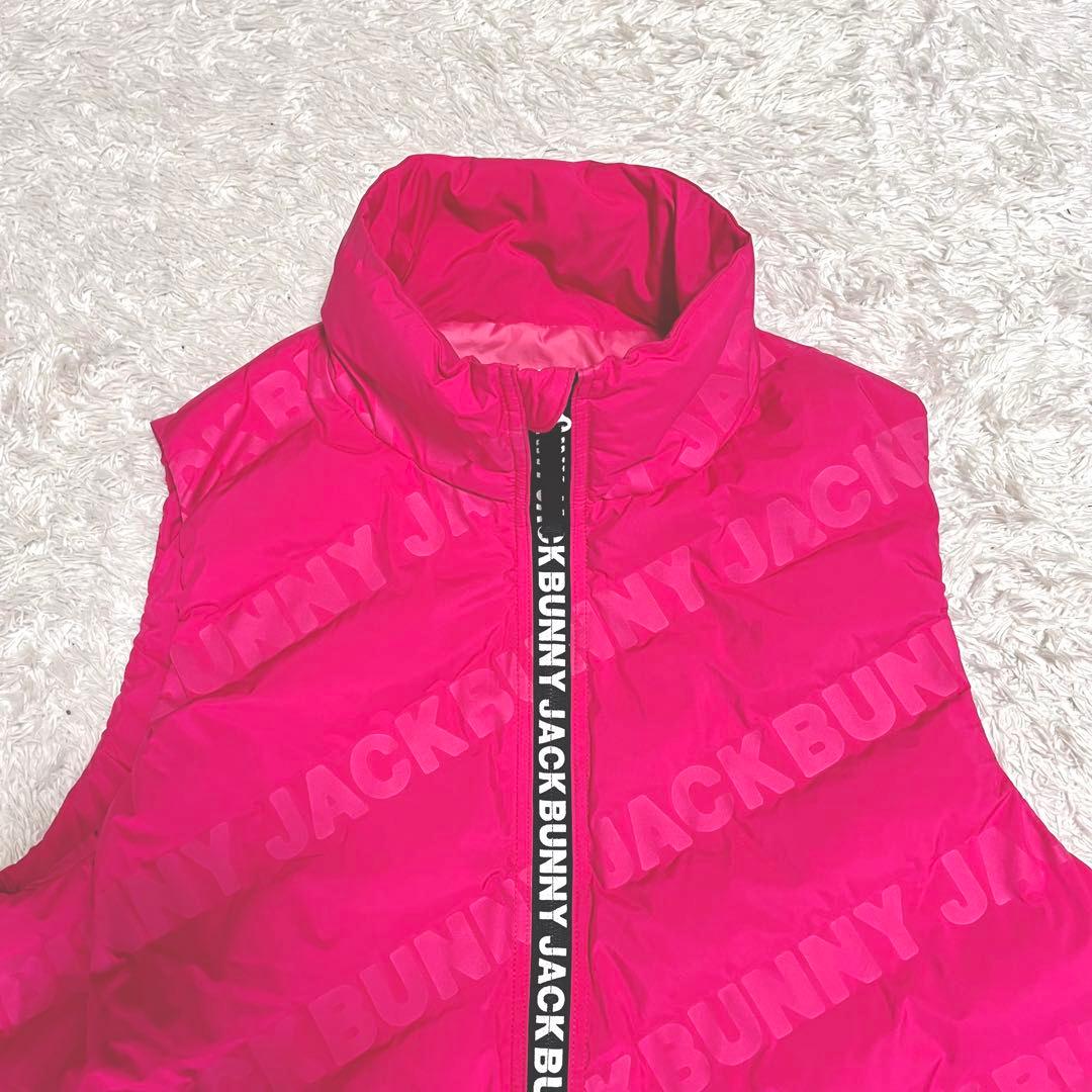 ✨激レア✨ジャックバニー ダウンベスト 総柄 ゴルフウェア サイズ5 L相当