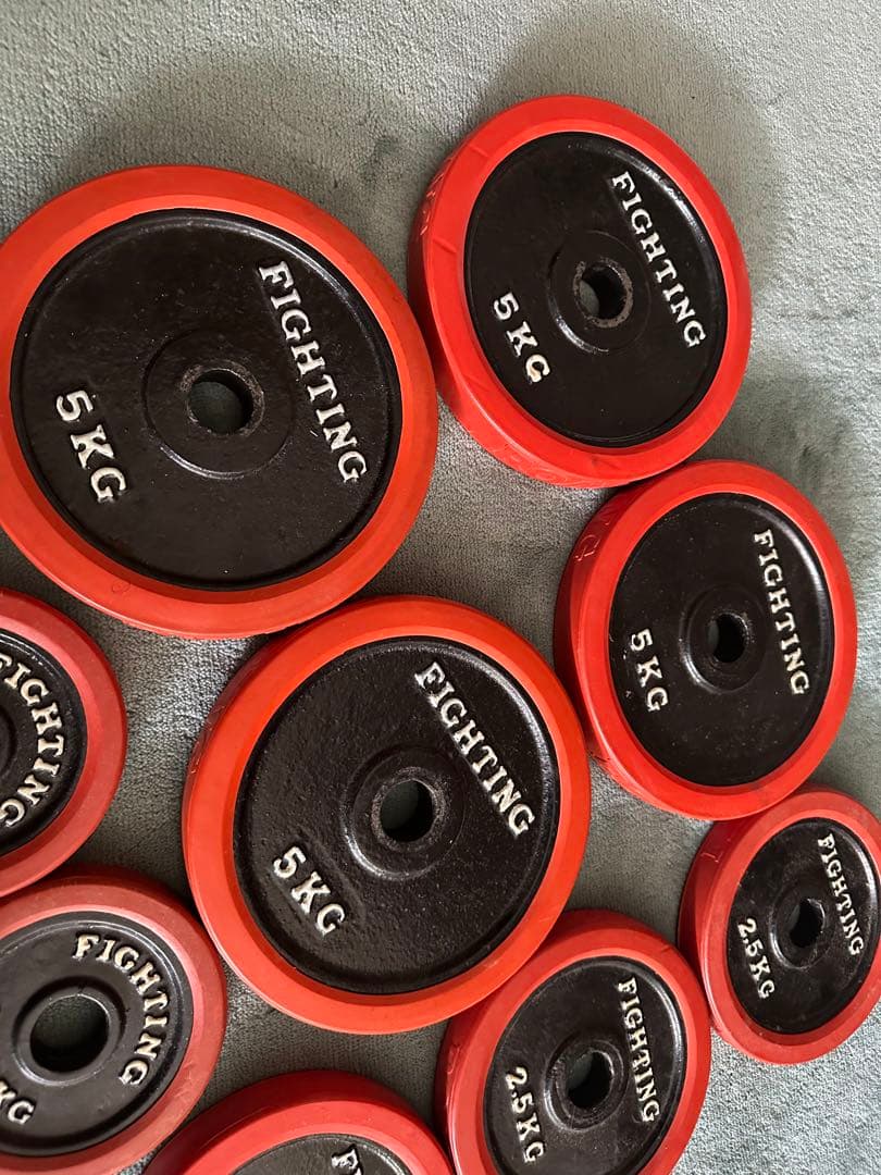 ファイテングロード　ダンベルプレートセット 計35k