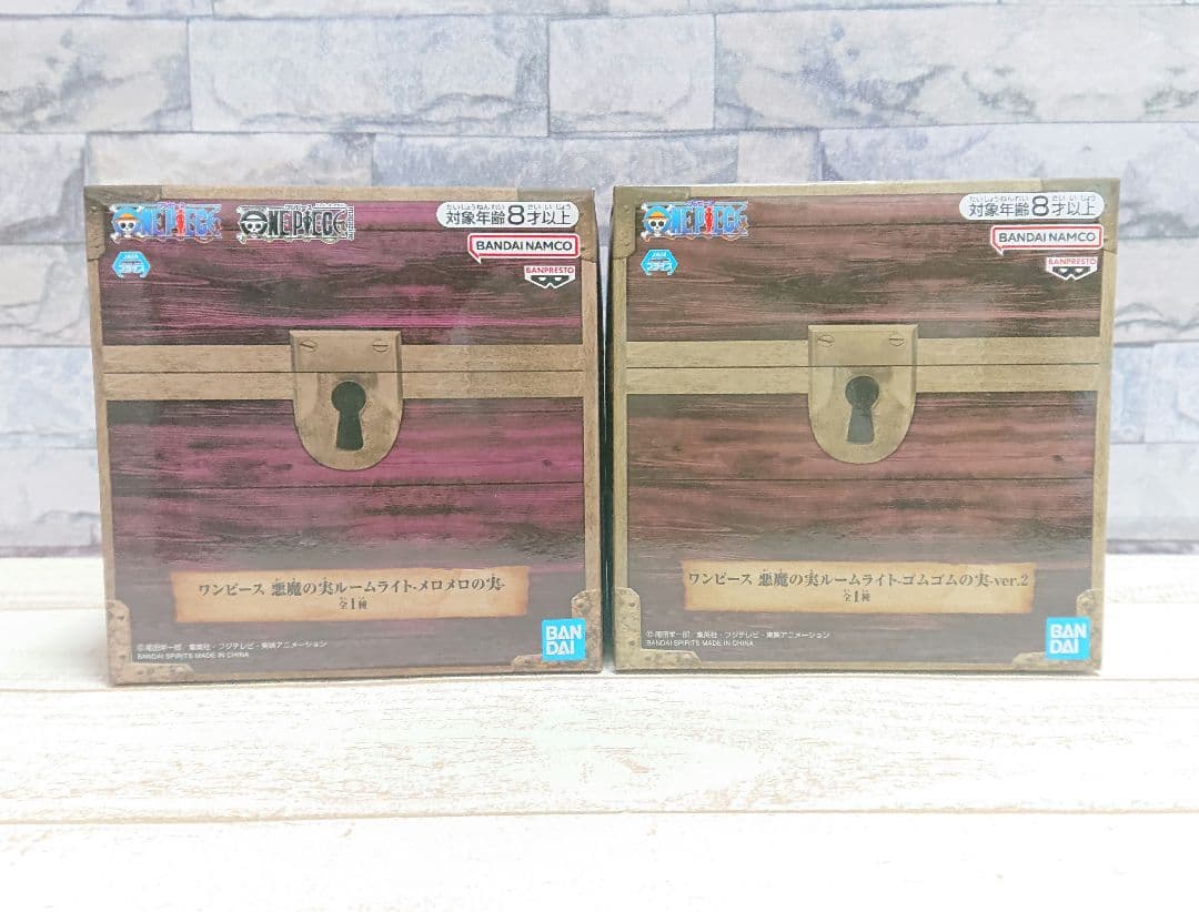 ワンピース悪魔の実ルームライト　ゴムゴム メラメラ ゴロゴロ　ゴールデン電伝虫