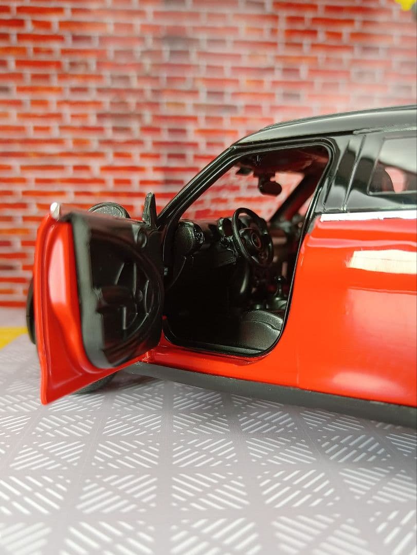  Minicooper レッド ミニカー 2ド 1:24