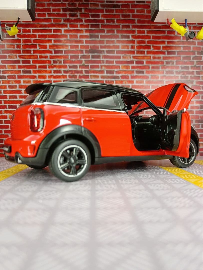  Minicooper レッド ミニカー 2ド 1:24