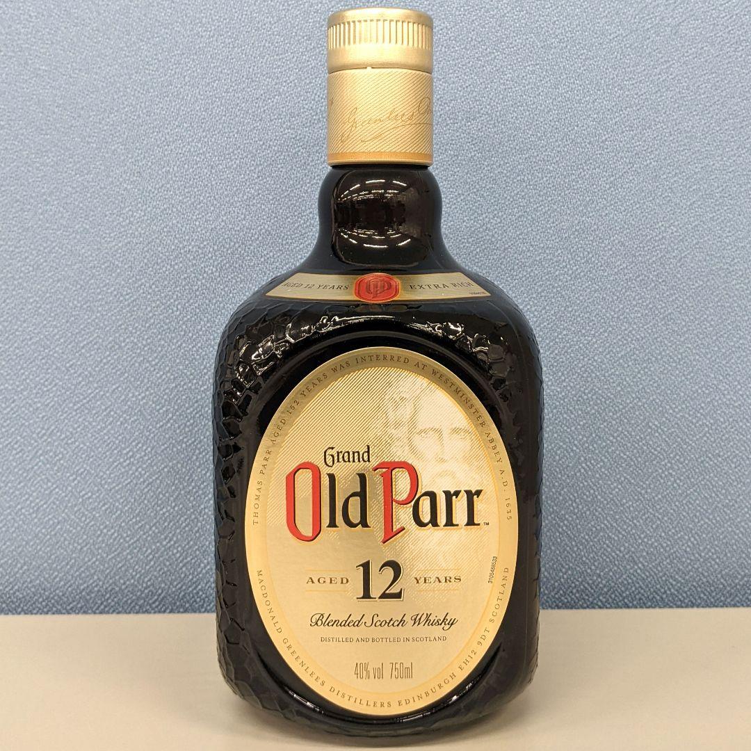 オールドパー12年　新旧　飲み比べセット　新750ml 40%、旧1L 43%