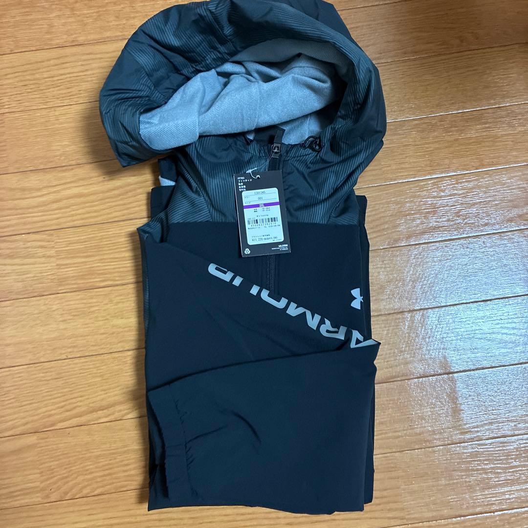 新品タグ付き★Under Armour ジャージ上下セット ブラック