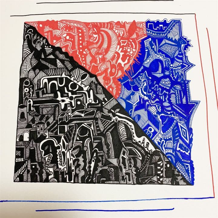 絵画 Destruction and regeneration