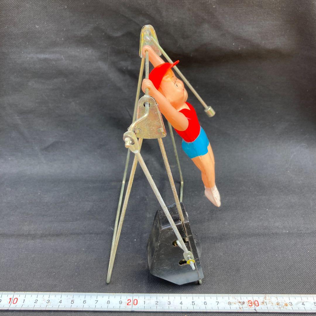 当時物　体操少年　セルロイドゼンマイ　完動