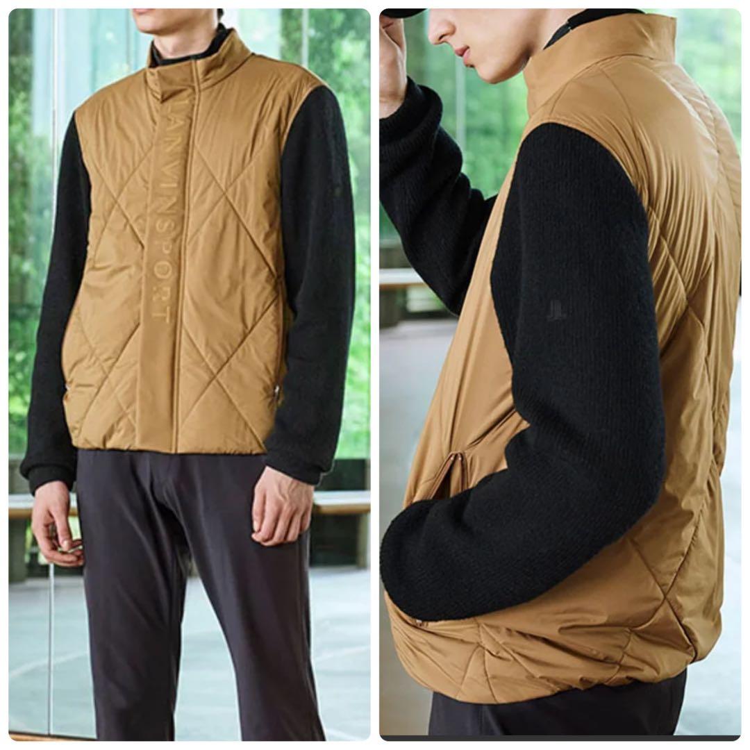 ランバン スポール 現行　中綿　ハイブリッドブルゾン 蓄熱保温　ジャケット　L