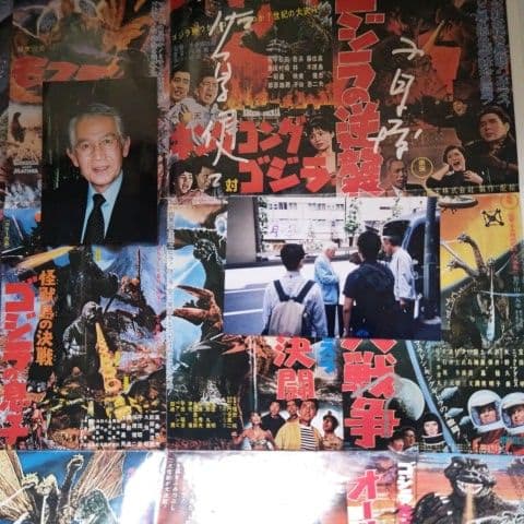 ゴジラ−01.ゴジラシリーズポスター宝田明佐原健二小泉博久保明ひし美ゆり子サイン