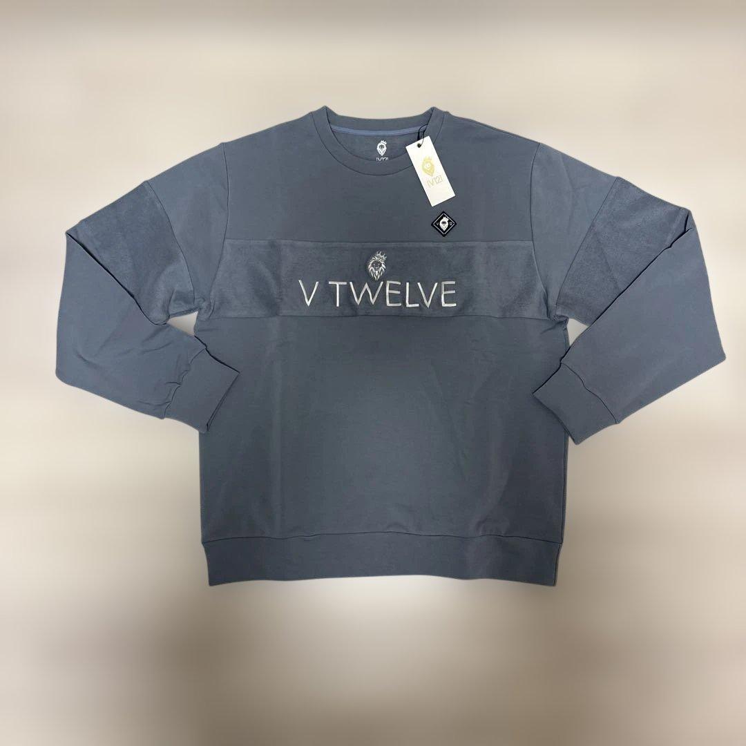 【新品】V TWELVE メンズ　トレーナー　ブルー　定価26400円