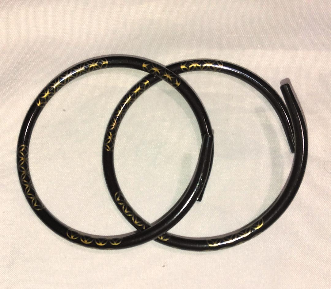 茶道具　金工師木村清五郎作　金七宝象嵌入釜釻　金七宝象嵌入釜鐶　超美品！！