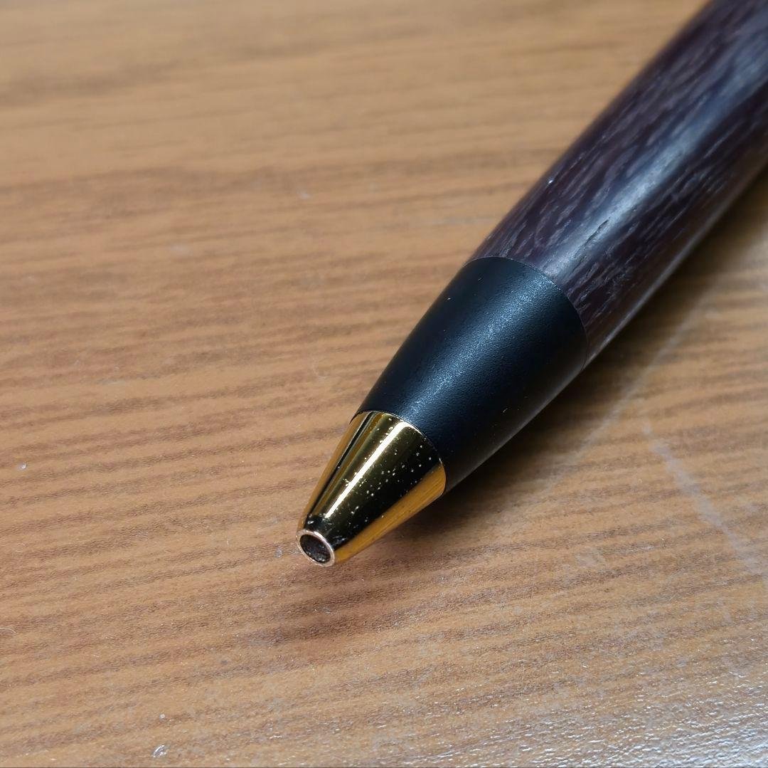 野原工芸 ボールペン「パープルハート」保証書あり