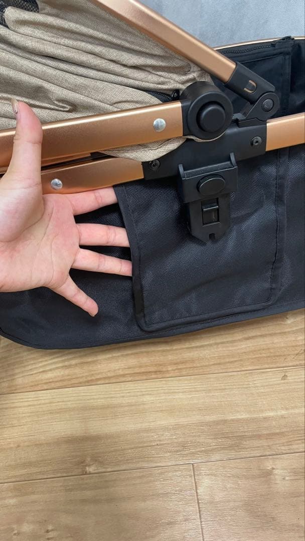 【美品】SKISOPGO 3wayペットカート 純正レインカバー付き！20kg