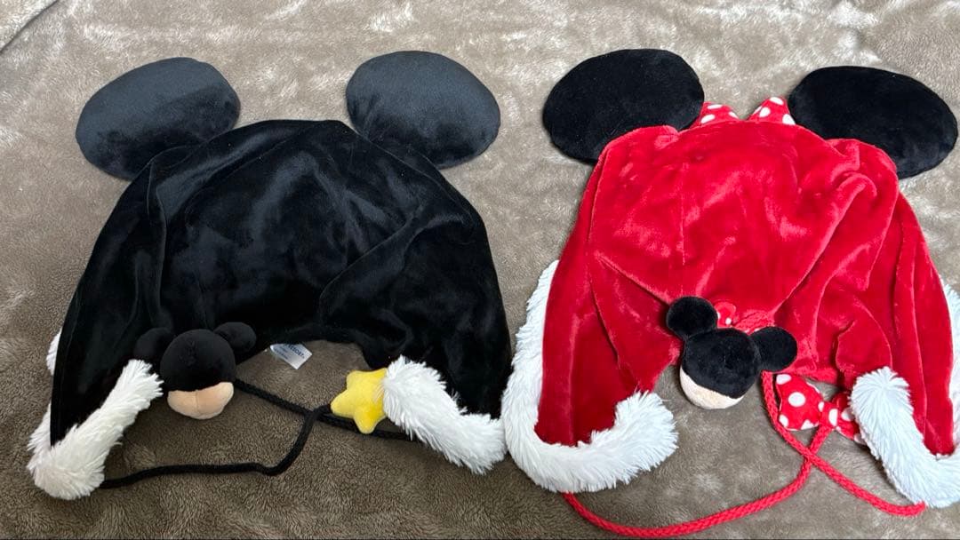 ミッキーミニー ファンキャップセット