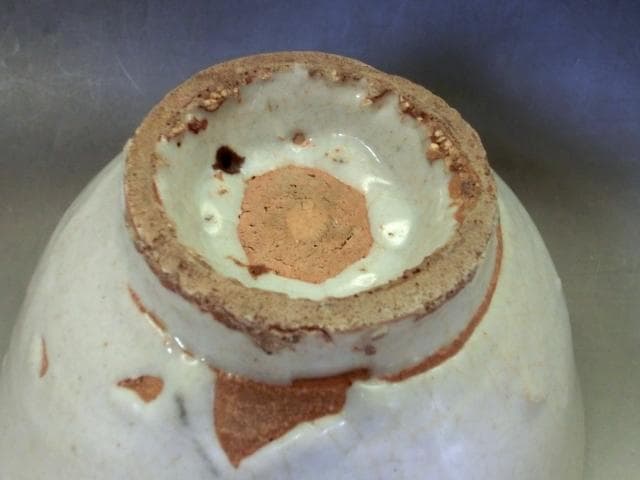 茶碗■李朝 白釉 古茶碗 砂高台 お茶道具 ぐい呑み 古玩 唐物 中国 時代物■