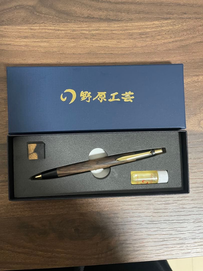 【新型】野原工芸 黒柿のシャープペンシル