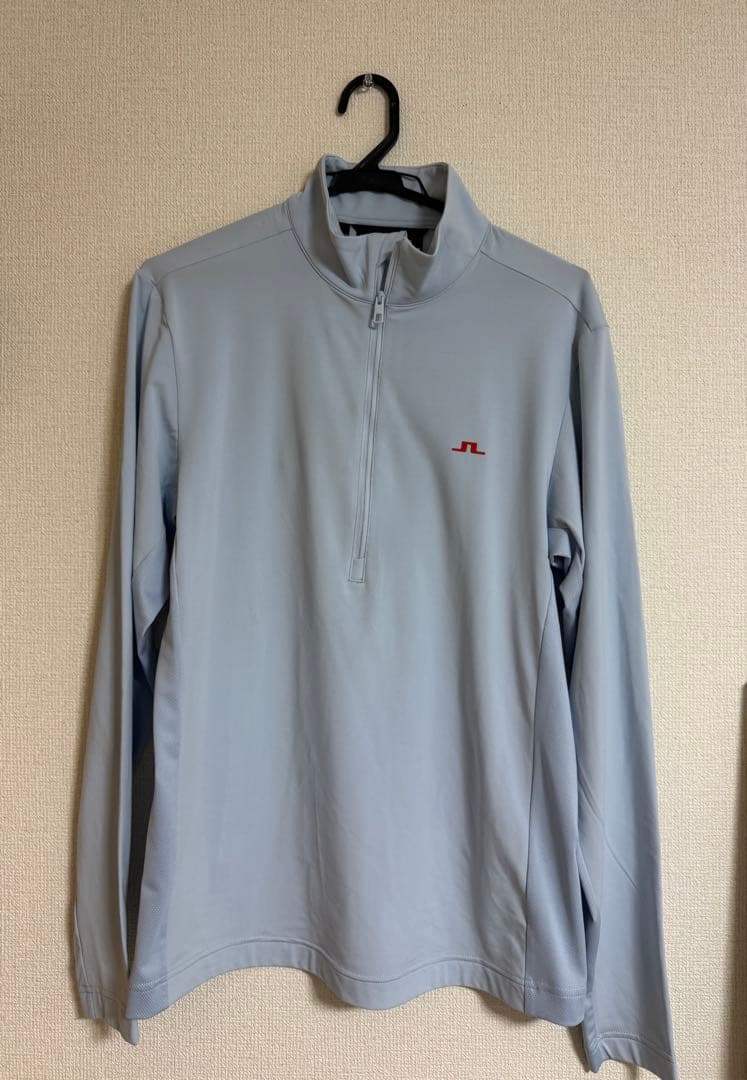 J.LINDEBERG ハーフジップシャツ ライトグレー