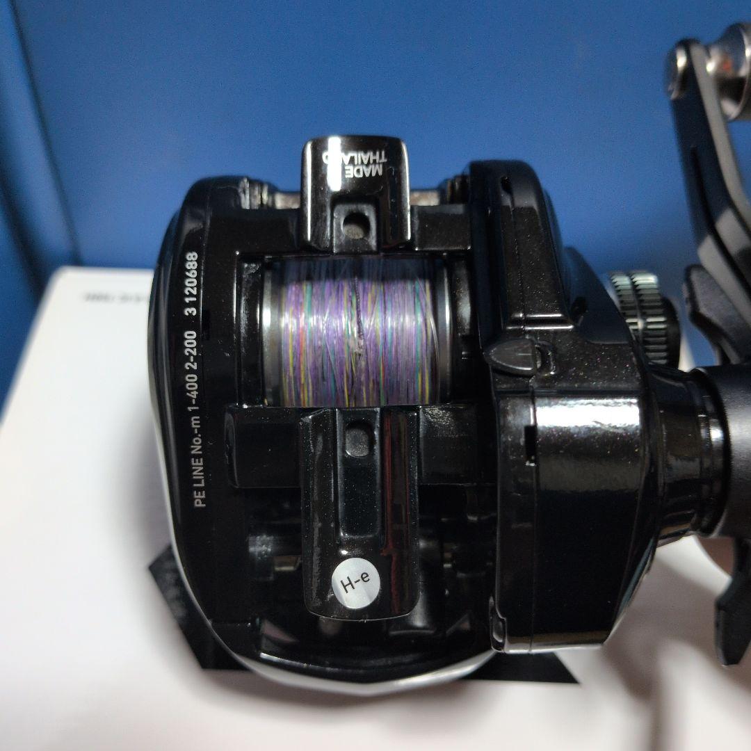 美品！回転良好！ダイワ　21ティエラA IC 150H-DH　TPE製ノブ