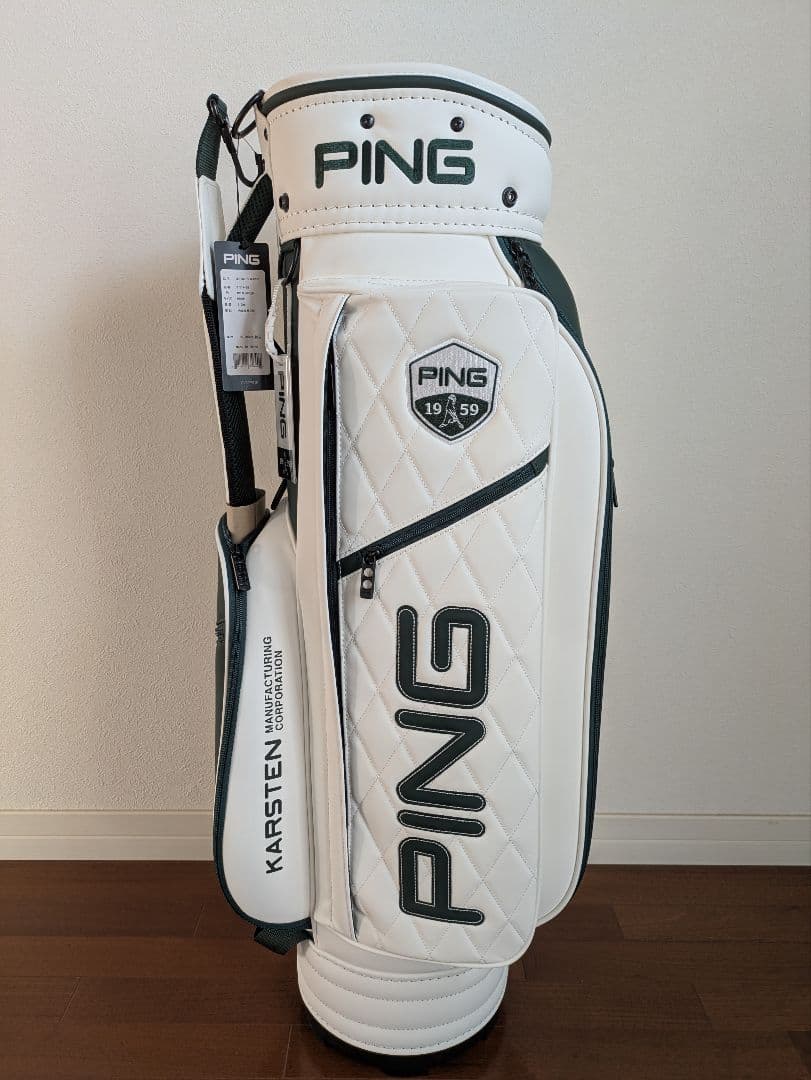 PING ピン 未使用 キャディバッグ ホワイト・グリーン